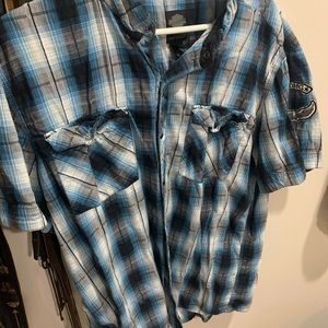 Men’s HD Short Sleeve Flannel
